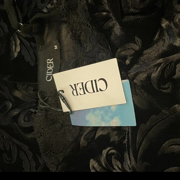 Romantic, Lace Trim, Jacquard, Velvet Valentine's Day Dress from Cider - Size Me - Picture 8 of 8